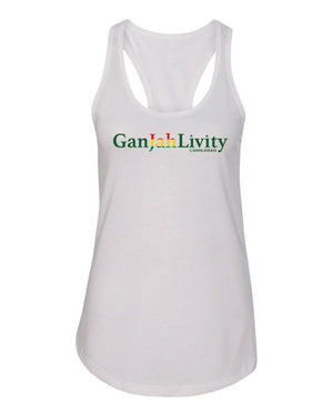 Cannurban GanJahLivity Logo Tank - White